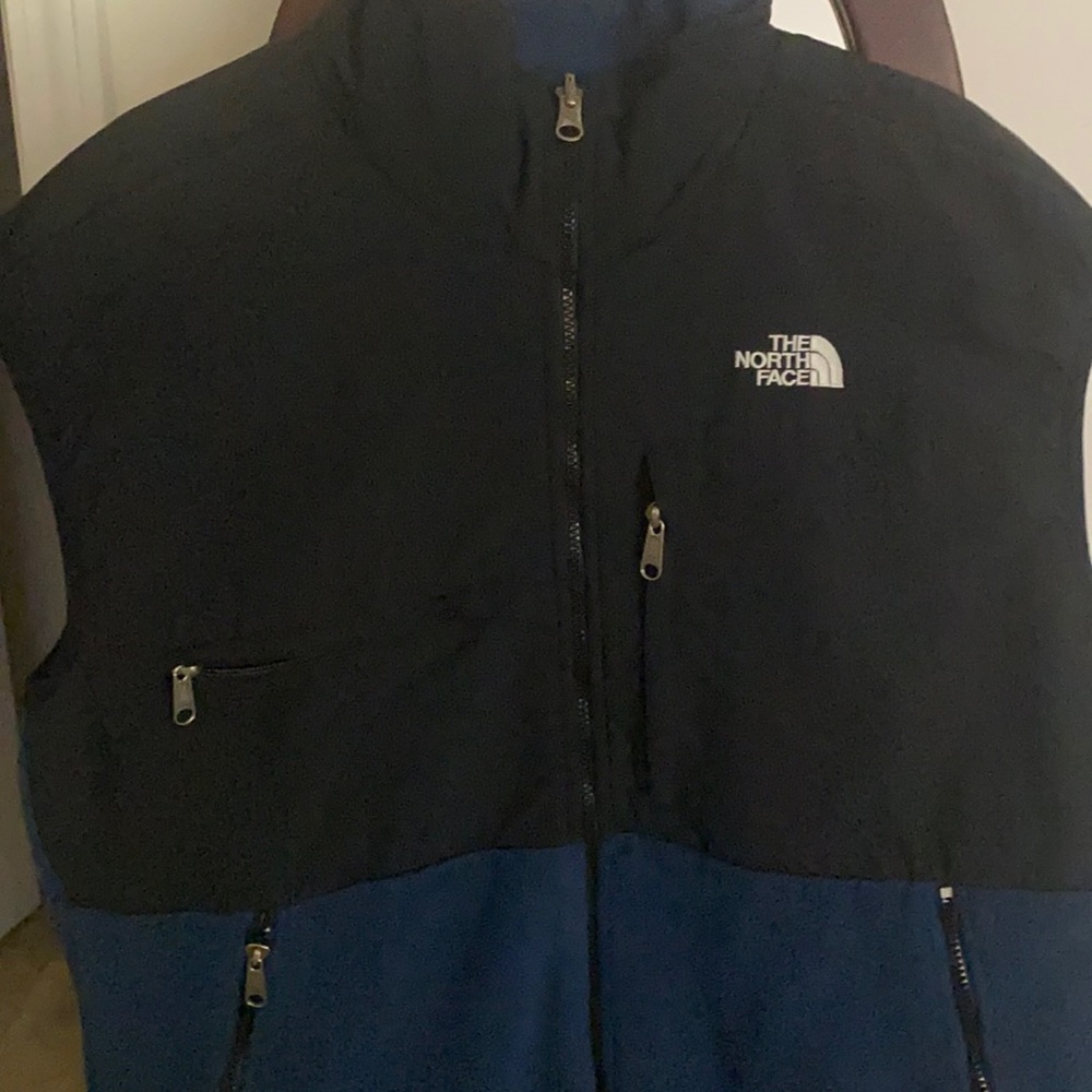Mens North face full zip vest